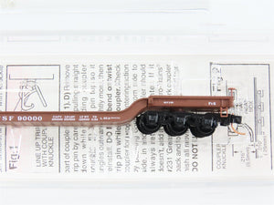 N Scale Micro-Trains 109040 Santa Fe Heavyweight Depressed-Center Flat Car RTR