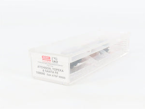 N Scale Micro-Trains 109040 Santa Fe Heavyweight Depressed-Center Flat Car RTR
