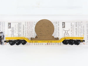 N Scale Micro-Trains 10900250 SL-SF St. Louis & San Francisco Flat Car 3900 RTR