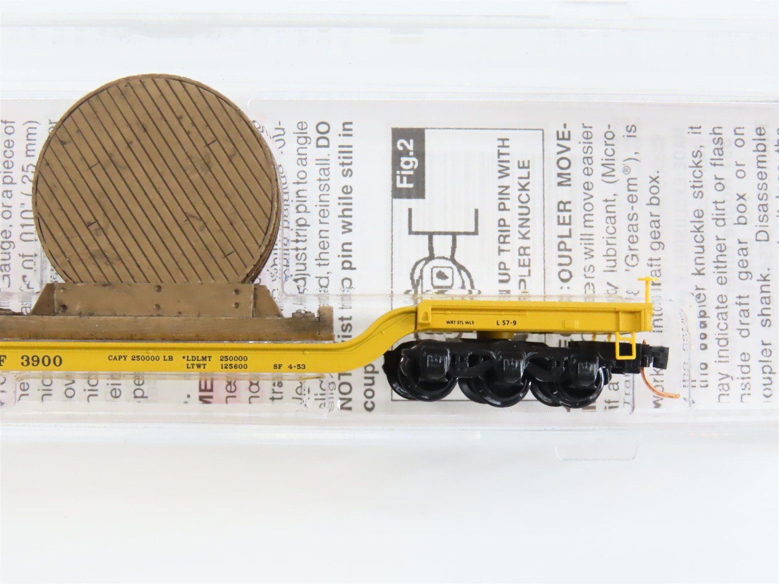 N Scale Micro-Trains 10900250 SL-SF St. Louis & San Francisco Flat Car 3900 RTR