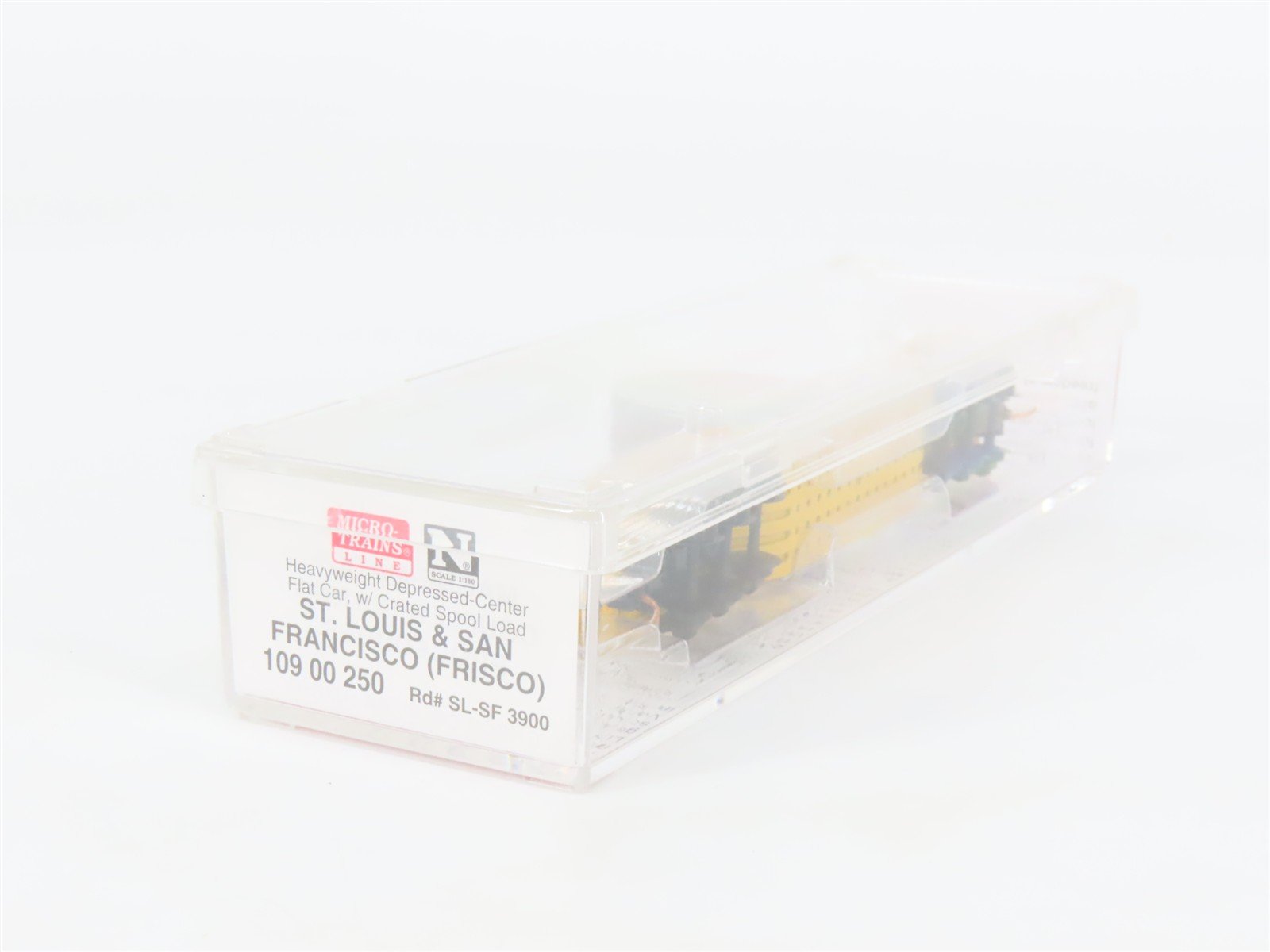 N Scale Micro-Trains 10900250 SL-SF St. Louis & San Francisco Flat Car 3900 RTR