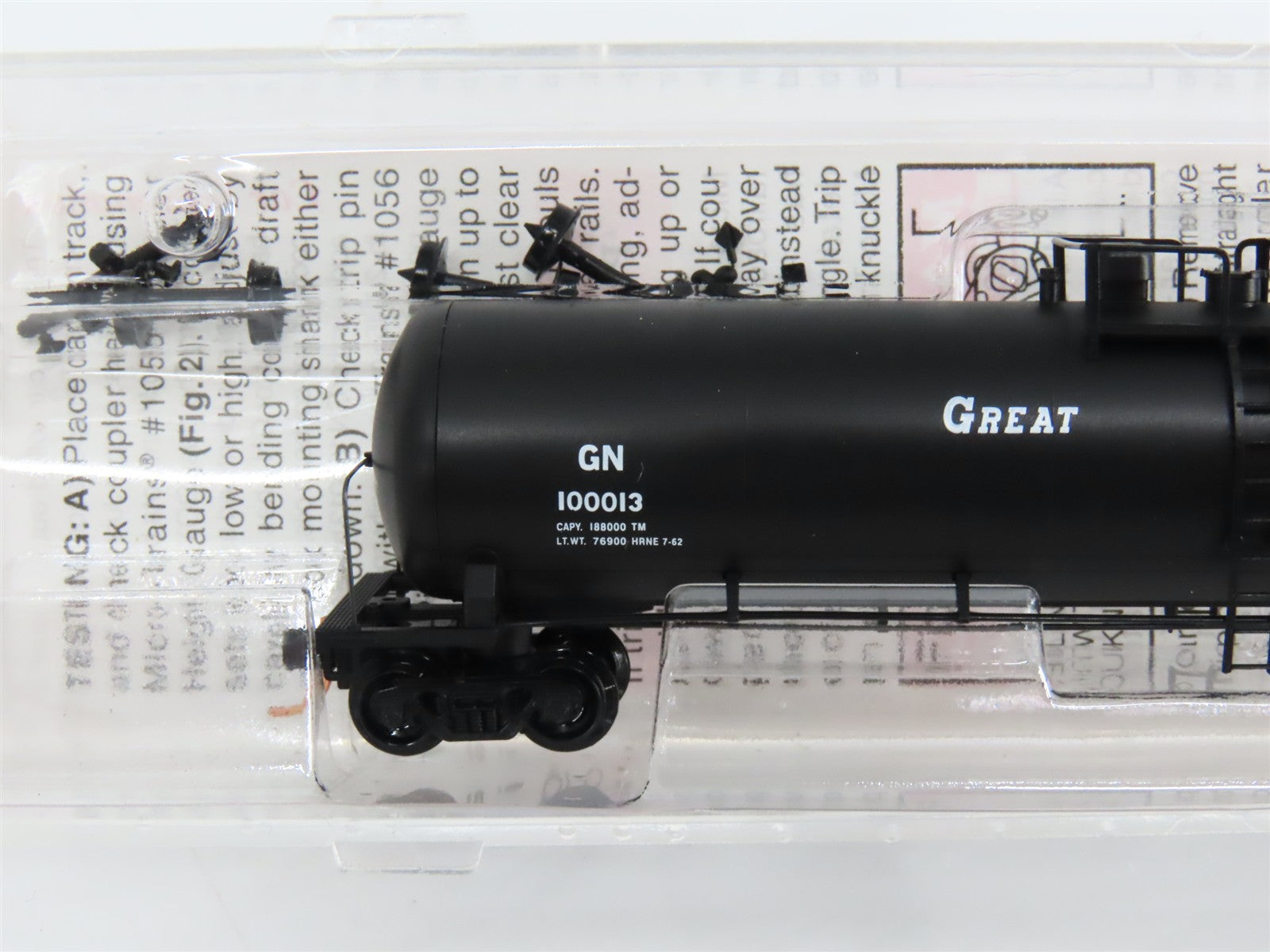 N Scale Micro-Trains 110050 GN Great Northern 56' Tank Car 100013 RTR