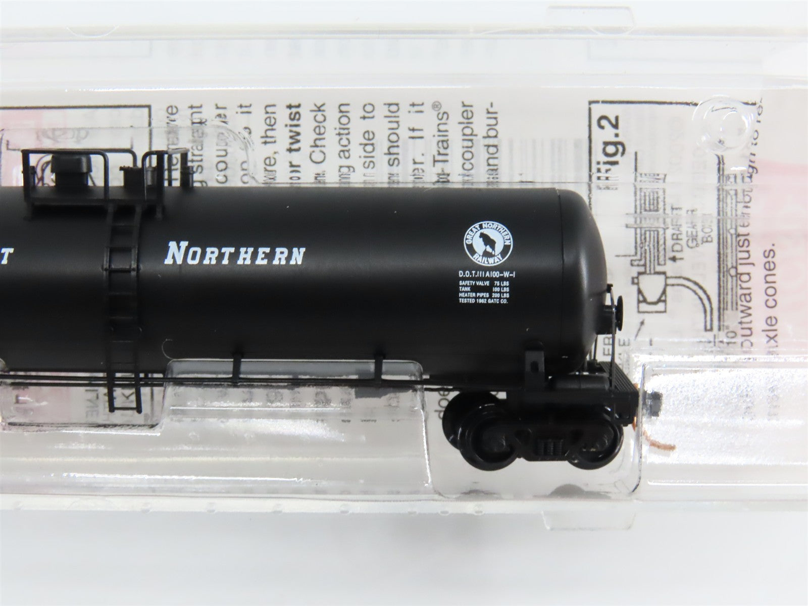 N Scale Micro-Trains 110050 GN Great Northern 56' Tank Car 100013 RTR