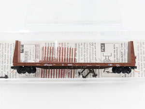 N Scale Micro-Trains 54020 SP Southern Pacific Bulkhead Flat Car 508898 RTR
