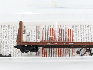 N Scale Micro-Trains 54020 SP Southern Pacific Bulkhead Flat Car 508898 RTR