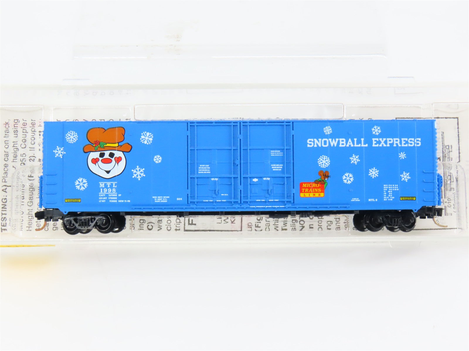 N Scale Micro-Trains 102060 MTL Micro-Trains Line 60' Box Car 1998 RTR
