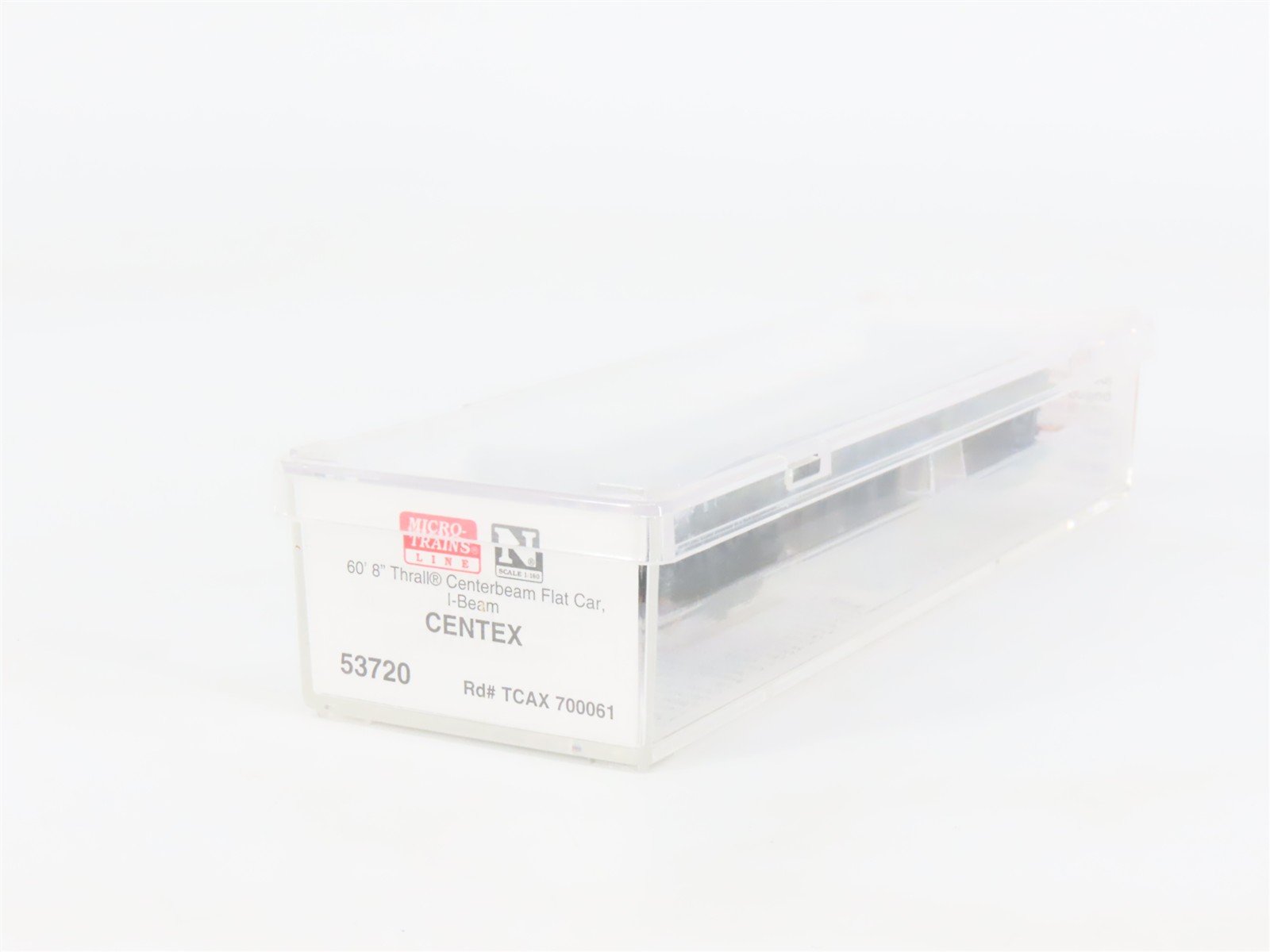 N Scale Micro-Trains 53720 TCAX CENTEX 60' Centerbeam Flat Car 700061 RTR