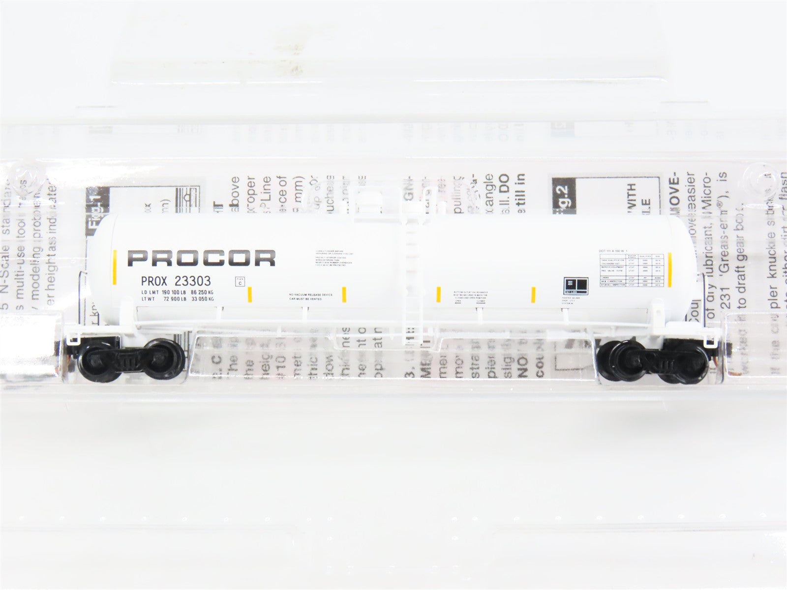 N Scale Micro-Trains 11000090 PROX Procor 56' Tank Car 23303 RTR