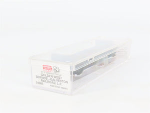 N Scale Micro-Trains 54080 GVSR Golden West Service Bulkhead Flat Car 459003 RTR