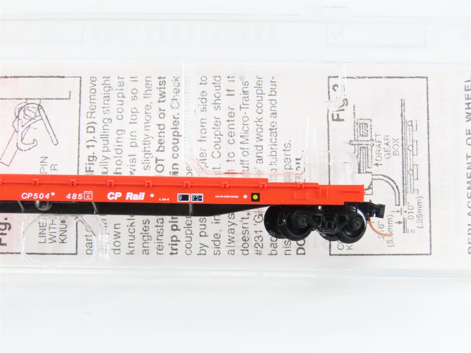 N Scale Micro-Trains 64070 CP Rail Converted TOFC Flat Car 504485 RTR