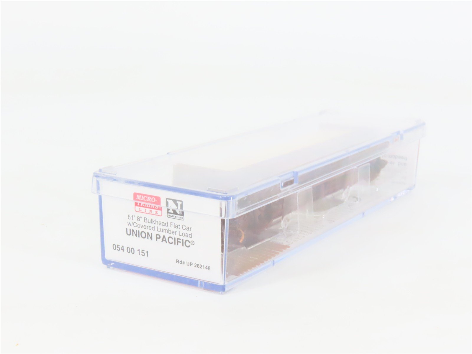 N Scale Micro-Trains 05400151 UP Union Pacific 61' Flat Car 262148 RTR
