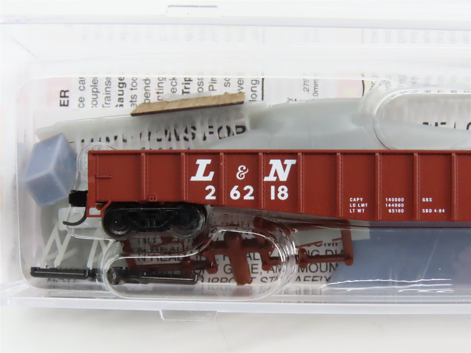 N Scale Micro-Trains 10700110 L&N Louisville & Nashville 65' Mill Gondola RTR