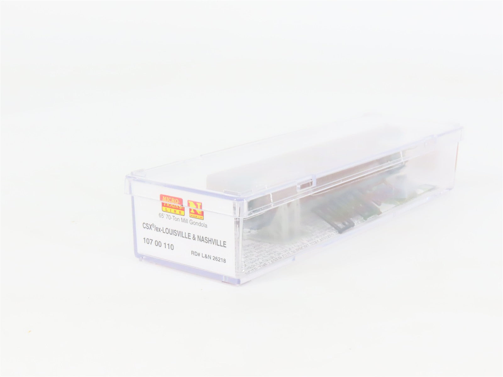 N Scale Micro-Trains 10700110 L&N Louisville & Nashville 65' Mill Gondola RTR