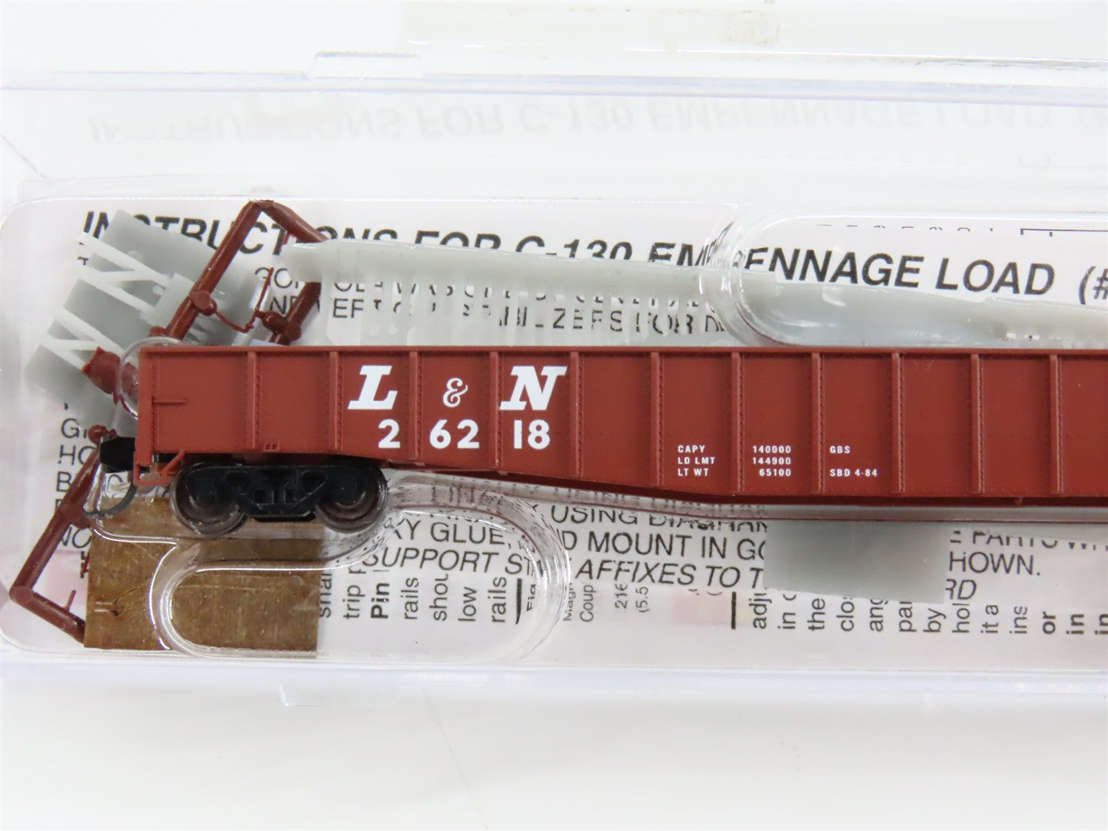 N Scale Micro-Trains 10700110 LN Louisville & Nashville 65' Mill Gondola RTR
