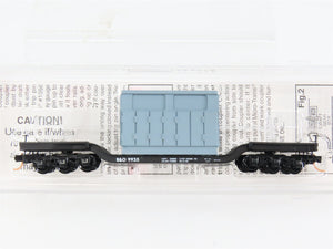 N Scale Micro-Trains 109210 B&O Baltimore & Ohio Flat Car 9935 RTR