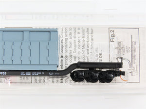 N Scale Micro-Trains 109210 B&O Baltimore & Ohio Flat Car 9935 RTR