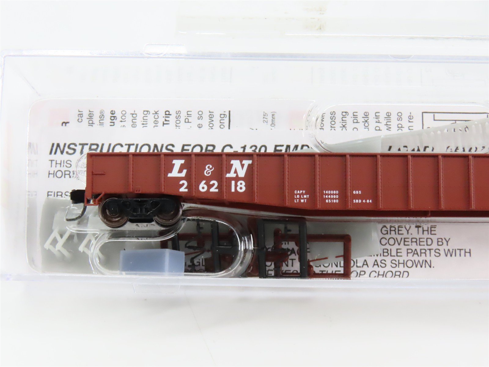 N Scale Micro-Trains 10700110 Louisville & Nashville 65' 70-Ton Mill Gondola RTR
