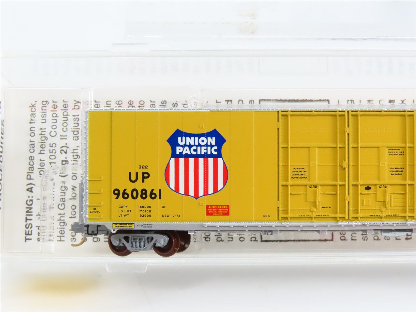 N Scale Micro-Trains 102020 UP Union Pacific 60' Box Car 960861 RTR