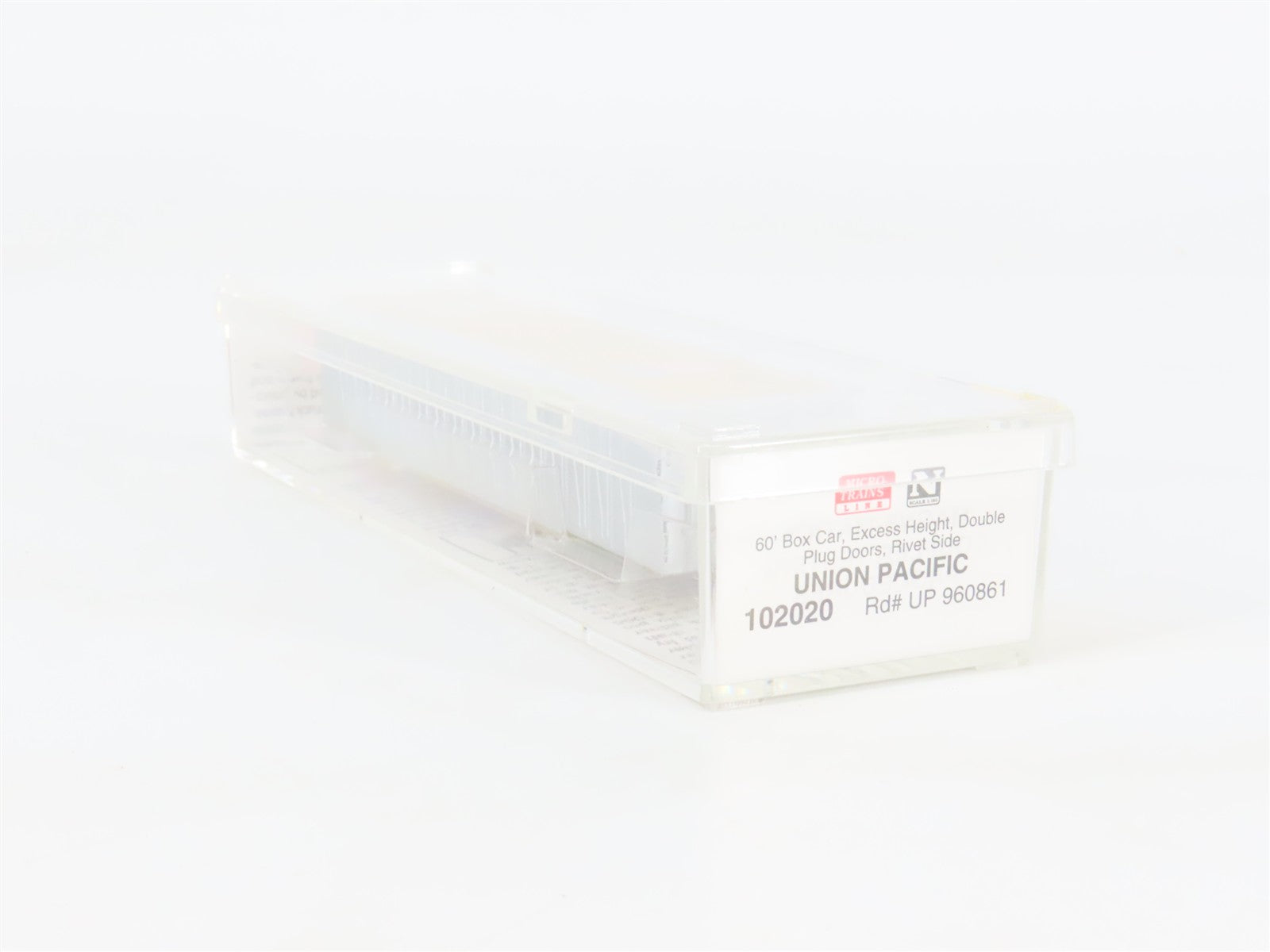 N Scale Micro-Trains 102020 UP Union Pacific 60' Box Car 960861 RTR