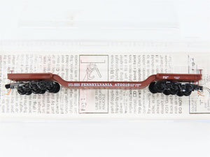 N Scale Micro-Trains 109010 PRR Pennsylvania Railroad Flat Car 470016 RTR
