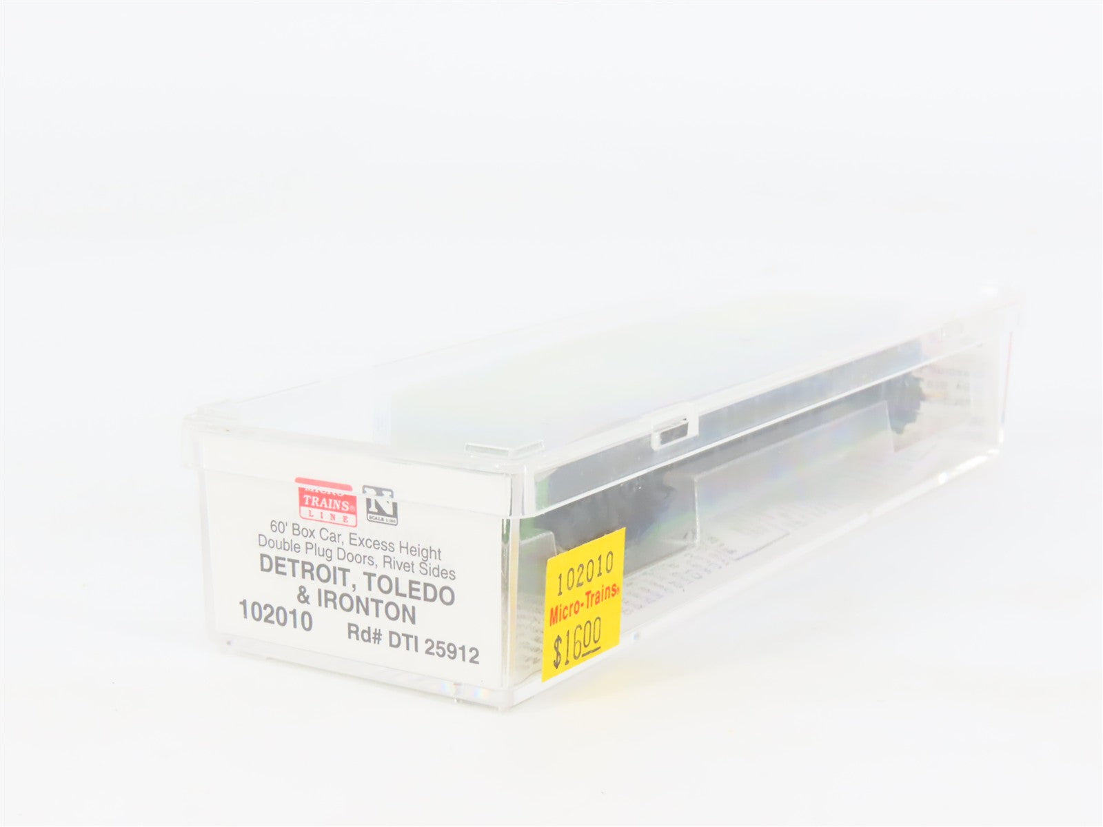 N Scale Micro-Trains 102010 DTI Detroit, Toledo & Ironton 60' Box Car 25912 RTR