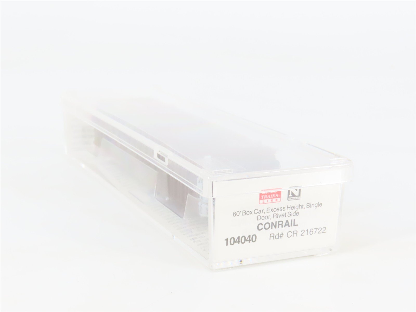 N Scale Micro-Trains 104040 CR Conrail 60' Excess Height Single Door Box Car RTR