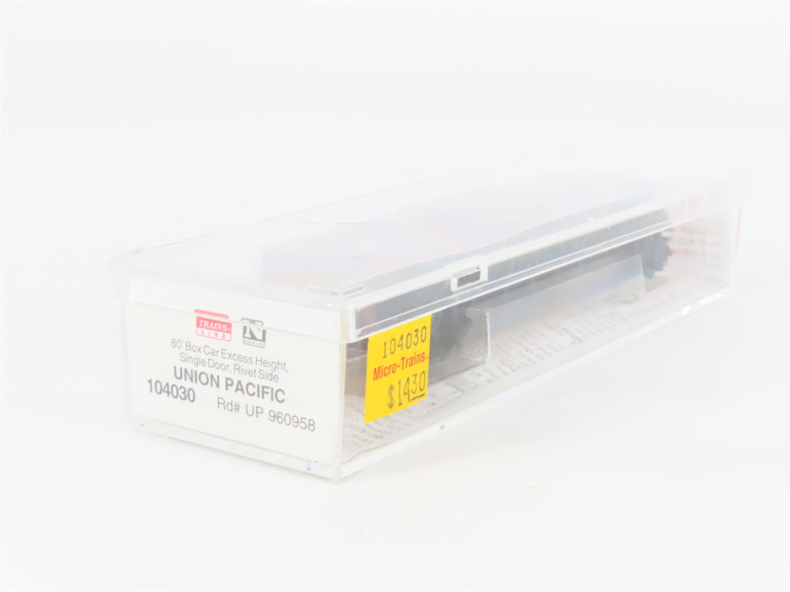 N Scale Micro-Trains 104030 UP Union Pacific 60' Box Car 960958 RTR