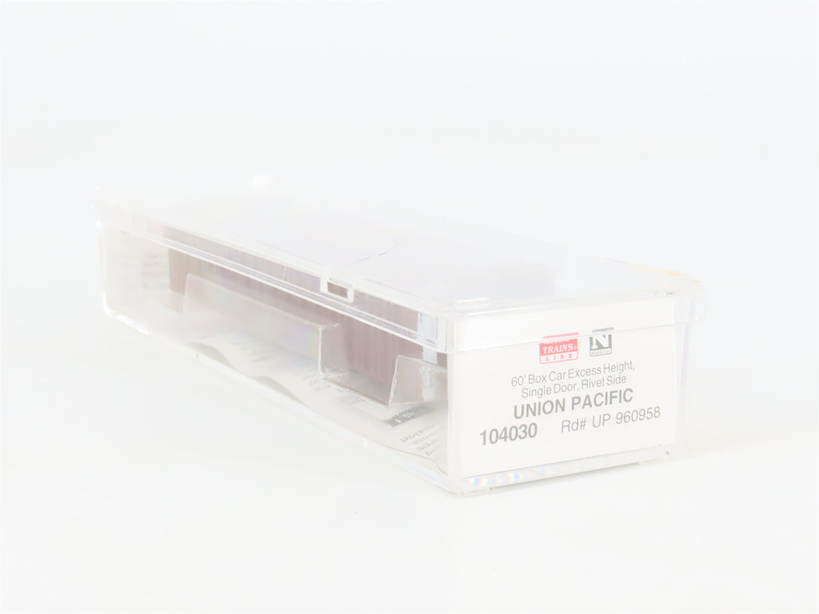 N Scale Micro-Trains 104030 UP Union Pacific 60' Box Car 960958 RTR