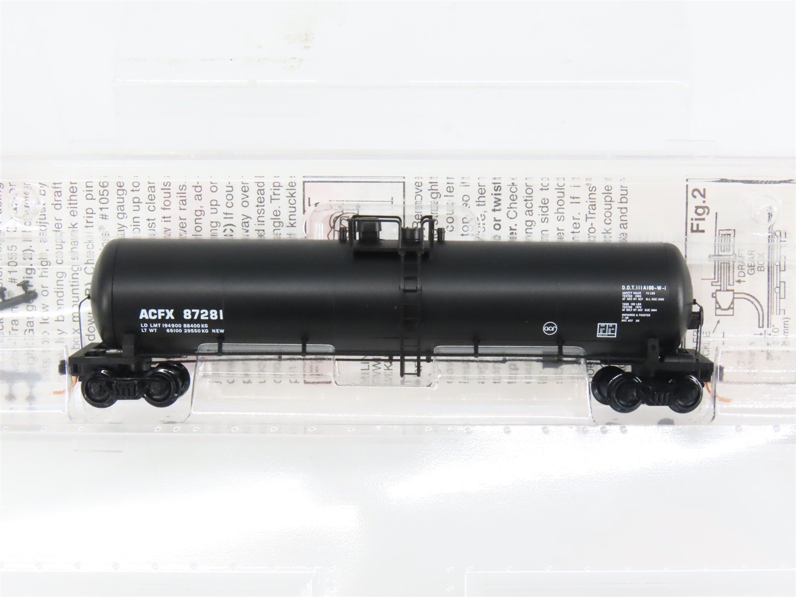N Scale Micro-Trains 110010 ACFX 56' General Service Tank Car 87281 RTR