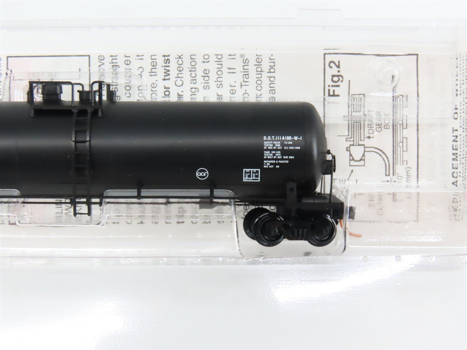 N Scale Micro-Trains 110010 ACFX 56' General Service Tank Car 87281 RTR