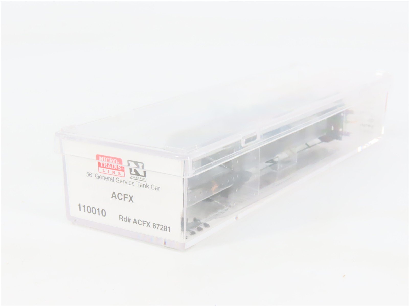 N Scale Micro-Trains 110010 ACFX 56' General Service Tank Car 87281 RTR