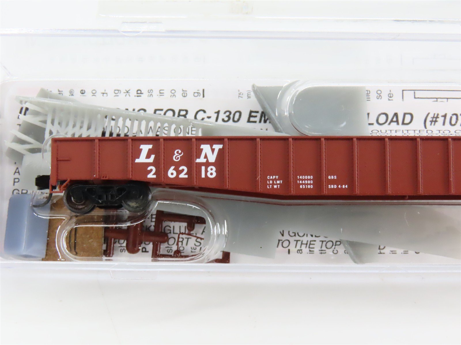 N Scale Micro-Trains 10700110 L&N Louisville & Nashville 65' Mill Gondola RTR