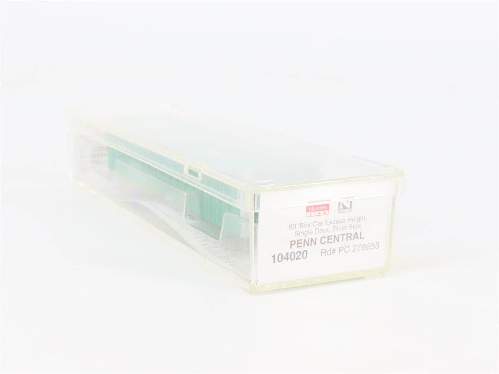 N Scale Micro-Trains 104020 PC Penn Central 60' Box Car 278655 RTR