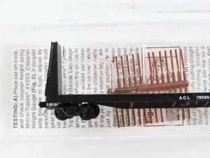 N Scale Micro-Trains 54120 ACL Atlantic Coast Line Bulkhead Flat Car 78595 RTR