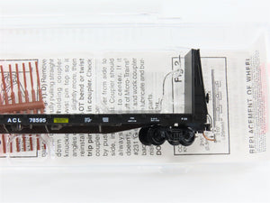 N Scale Micro-Trains 54120 ACL Atlantic Coast Line Bulkhead Flat Car 78595 RTR