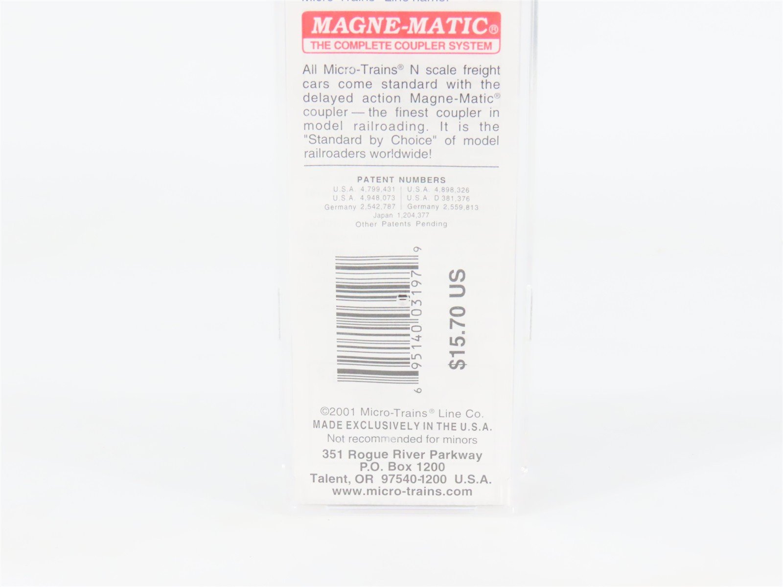N Scale Micro-Trains 54120 ACL Atlantic Coast Line Bulkhead Flat Car 78595 RTR