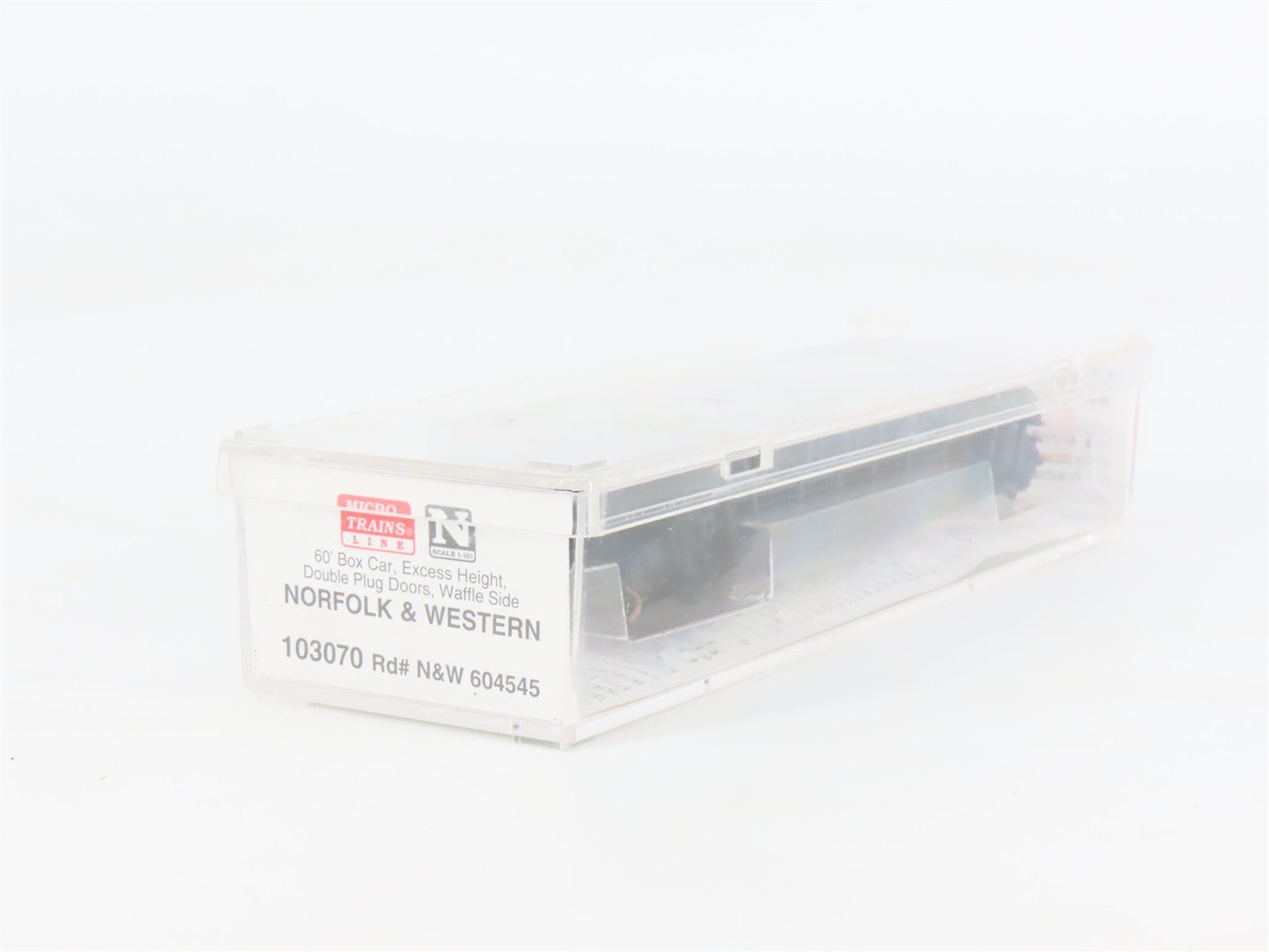 N Scale Micro-Trains 103070 NW Norfolk & Western 60' Waffle Side Box Car RTR