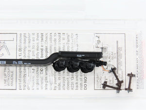 N Scale Micro-Trains 109050 Erie Lackawanna Depressed-Center Flat Car 7208 RTR