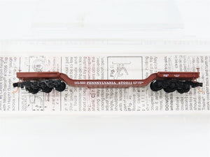 N Scale Micro-Trains 109010 PRR Pennsylvania Railroad Flat Car 470011 RTR