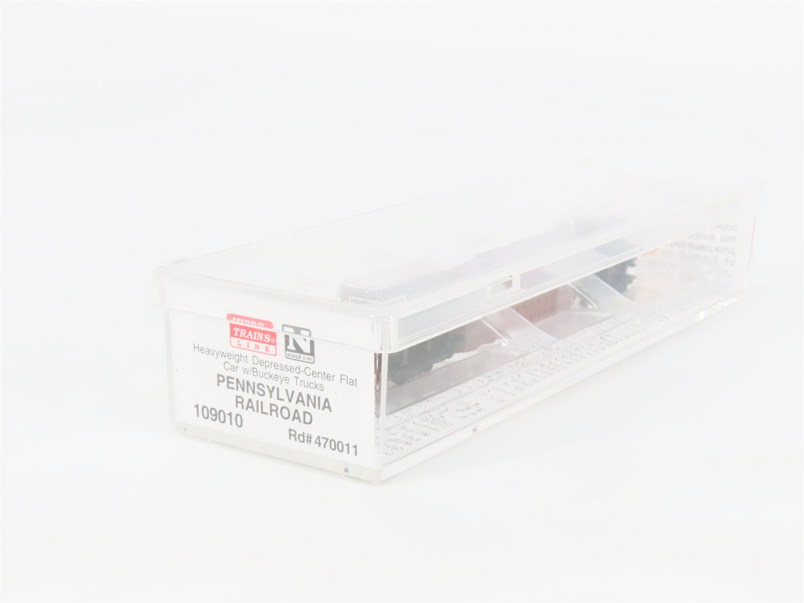 N Scale Micro-Trains 109010 PRR Pennsylvania Railroad Flat Car 470011 RTR