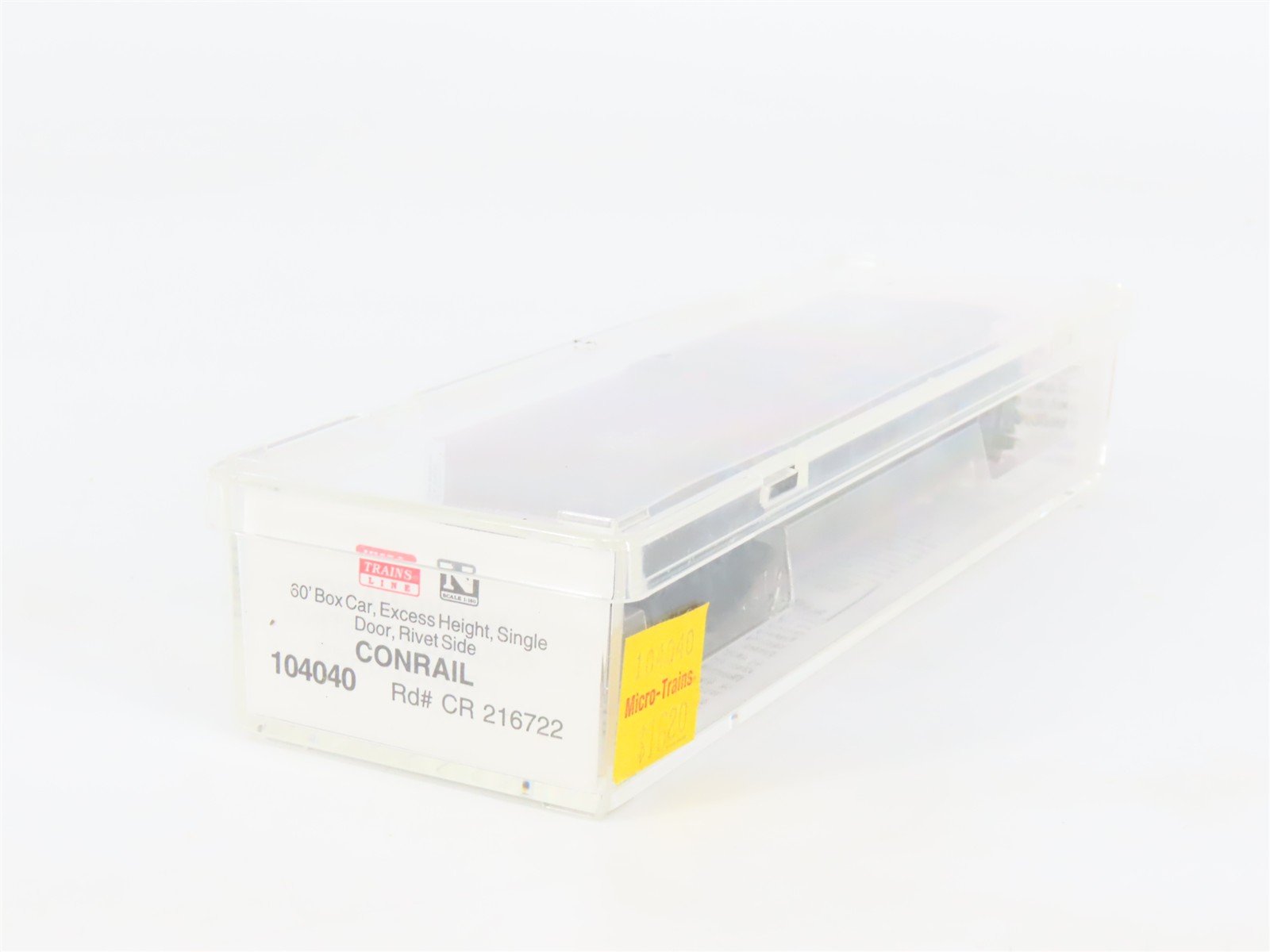 N Scale Micro-Trains 104040 CR Conrail 60' Excess Height Single Door Box Car RTR
