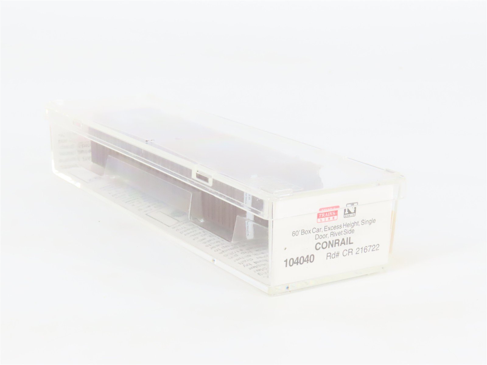 N Scale Micro-Trains 104040 CR Conrail 60' Excess Height Single Door Box Car RTR