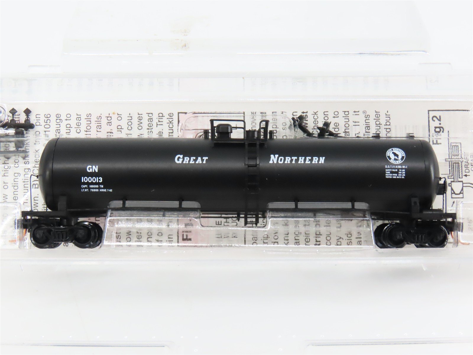 N Scale Micro-Trains 110050 GN Great Northern 56' General Service Tank Car RTR