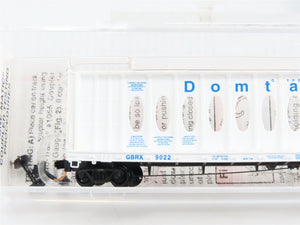 N Scale Micro-Trains 53510 GBRX Domtar Gypsum 60' Center Partition Flat Car RTR