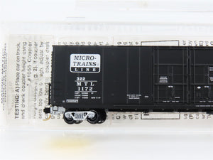 N Scale Micro-Trains 102030 MTL Micro-Trains Line 60' Box Car 1172 RTR