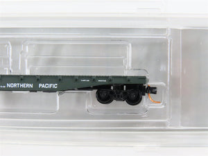 N Scale Micro-Trains NSCMTL10-48 NP Northern Pacific 57' Idler Flat Car RTR