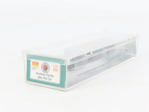 N Scale Micro-Trains NSCMTL10-48 NP Northern Pacific 57' Idler Flat Car RTR