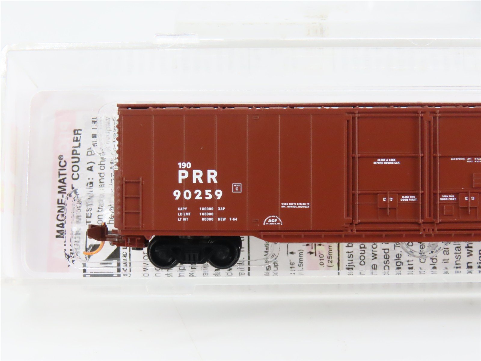 N Scale Micro-Trains 12200072 PRR Pennsylvania Railroad 60' Box Car 90259 RTR