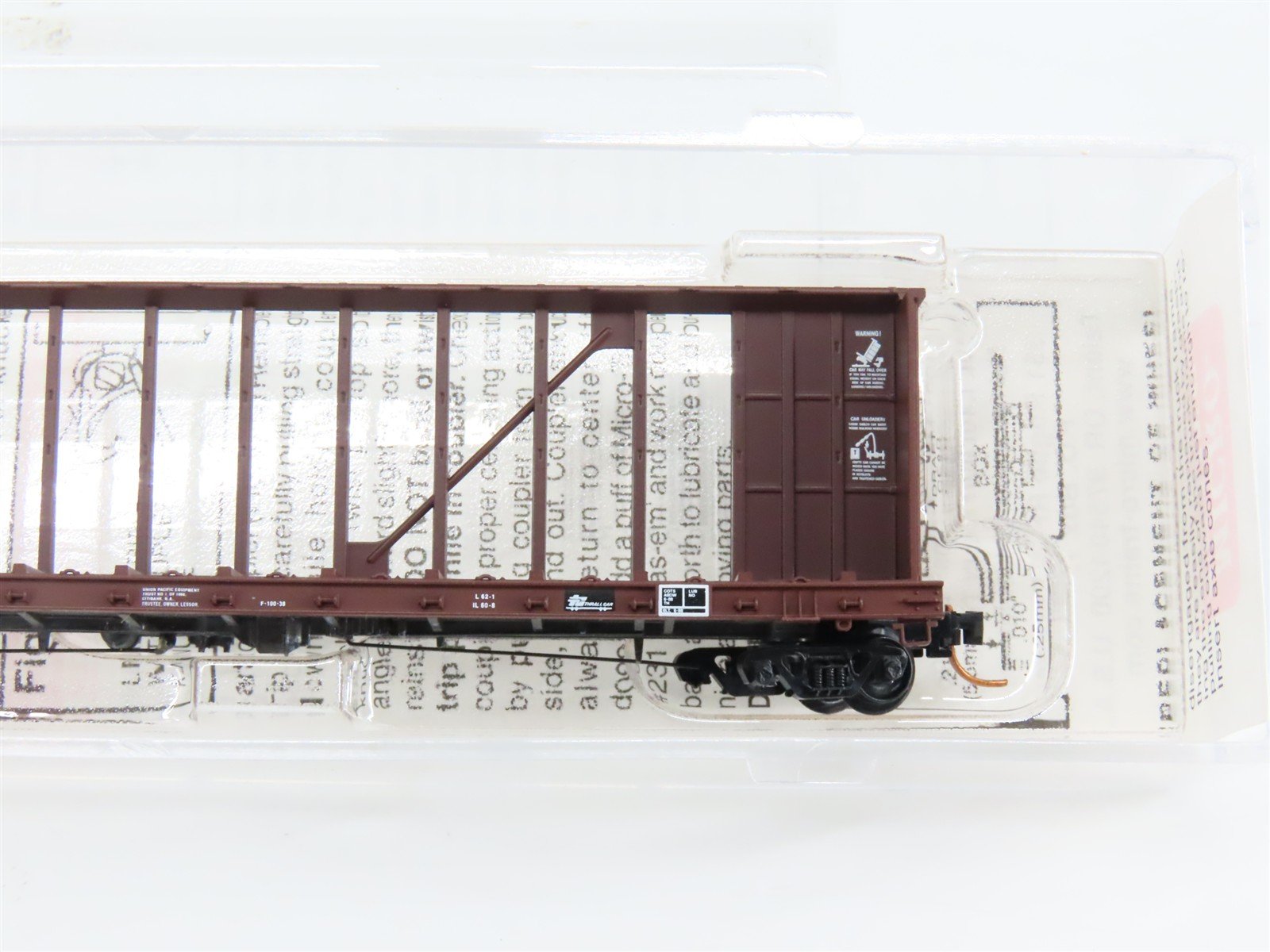 N Scale Micro-Trains 53710 UP Union Pacific 60' Flat Car 260114 RTR