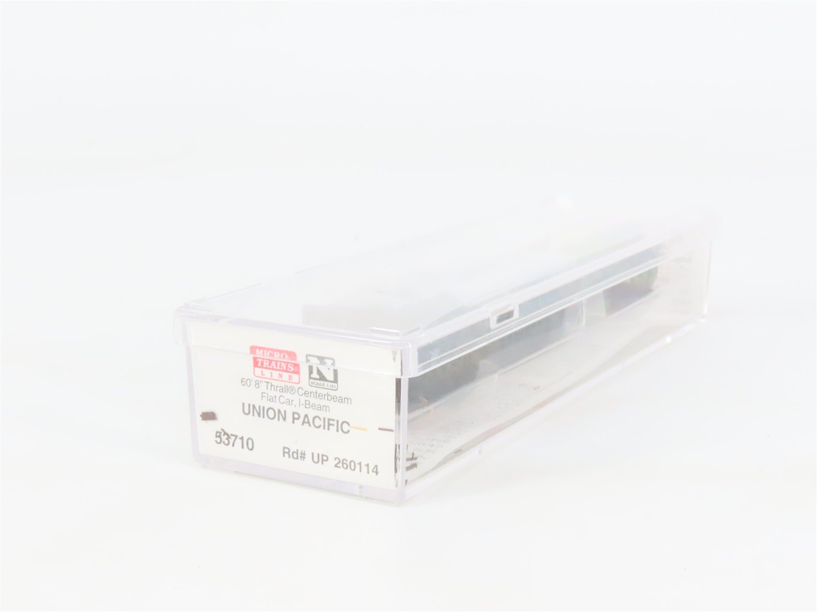 N Scale Micro-Trains 53710 UP Union Pacific 60' Flat Car 260114 RTR